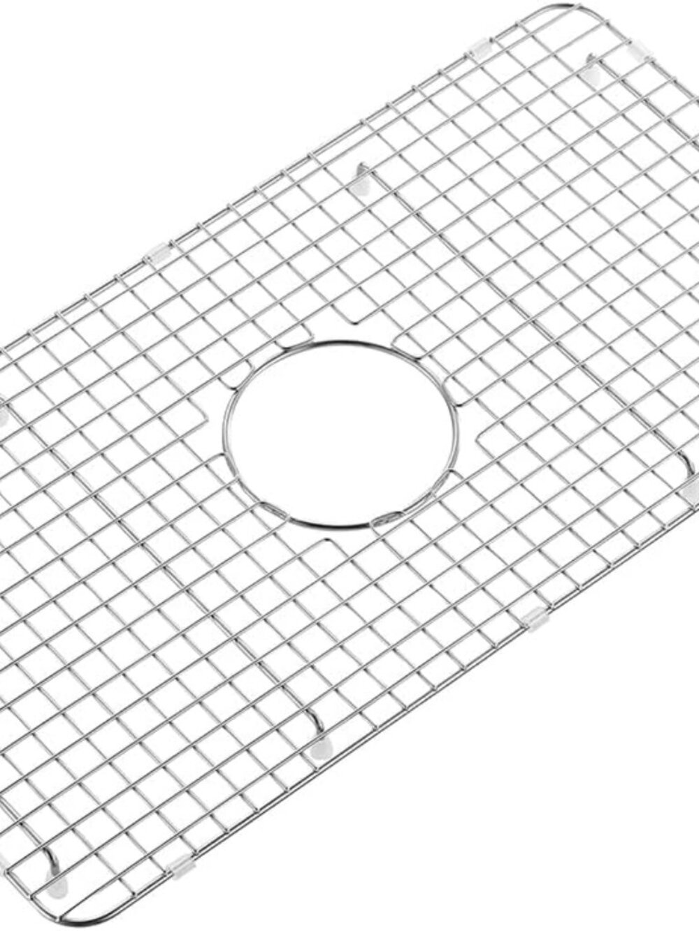 CIPOTAL 27.2 in. x 13.5 in. Centre Drain Kitchen Sink Bottom Grid with Supersoft
